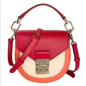 MCM New With Tags Patricia Mini Color Block Crossbody Bag Made in Italy